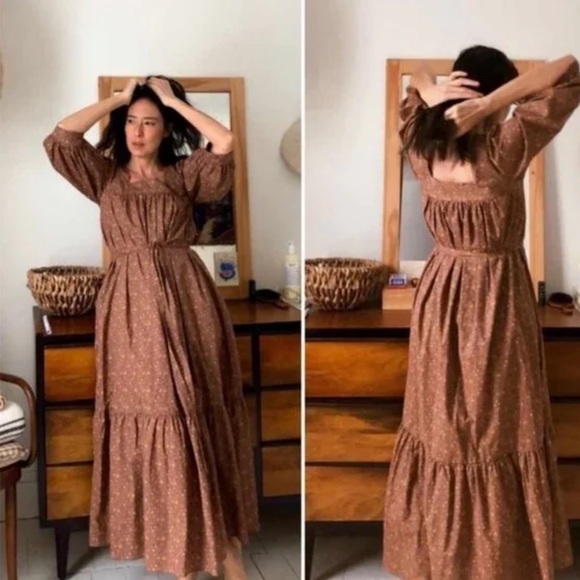 Christy Dawn The Bianca Dress in Magenta Blooming Vine XS NWT - Picture 2 of 7